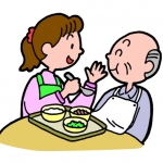 食事介助の画像